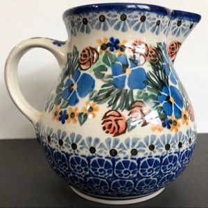 UNIKAT Boleslawiec Polish Pottery Mini Pitcher